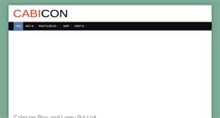 Desktop Screenshot of cabiconindia.com
