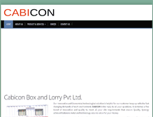 Tablet Screenshot of cabiconindia.com